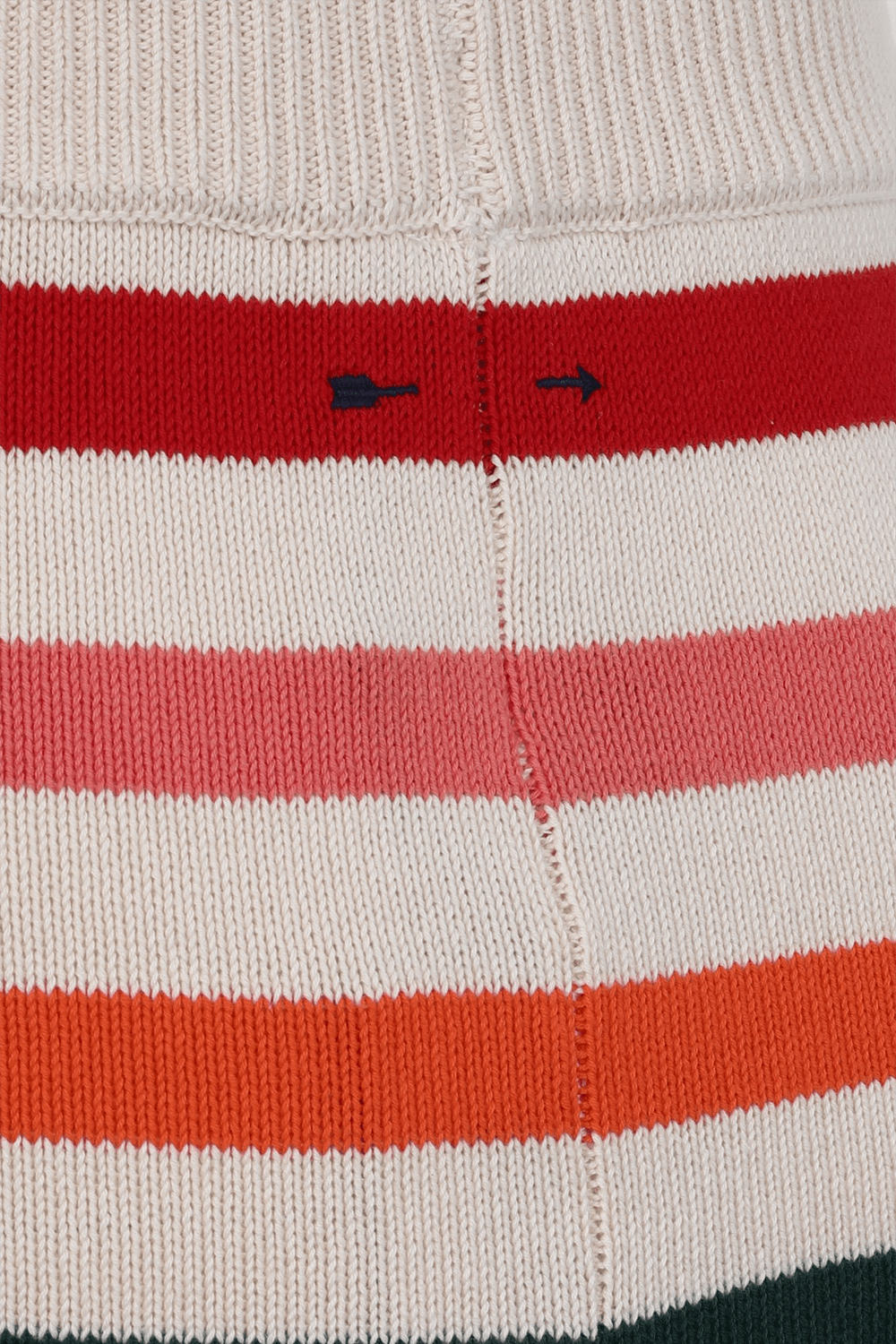 תמונה אחורית של מכנסיים קצרים אסטר סרוגים מכותנה אורגנית