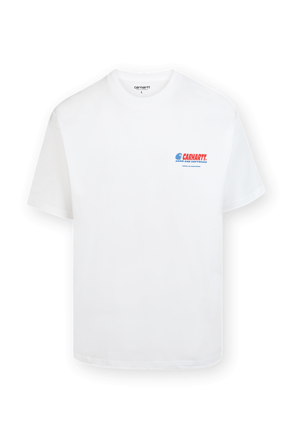 חולצה טי עם לוגו בגב בצבע לבן CARHARTT WIP