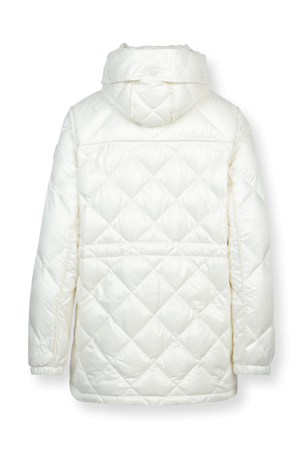 תמונה אחורית של Sargas Short Parka in White