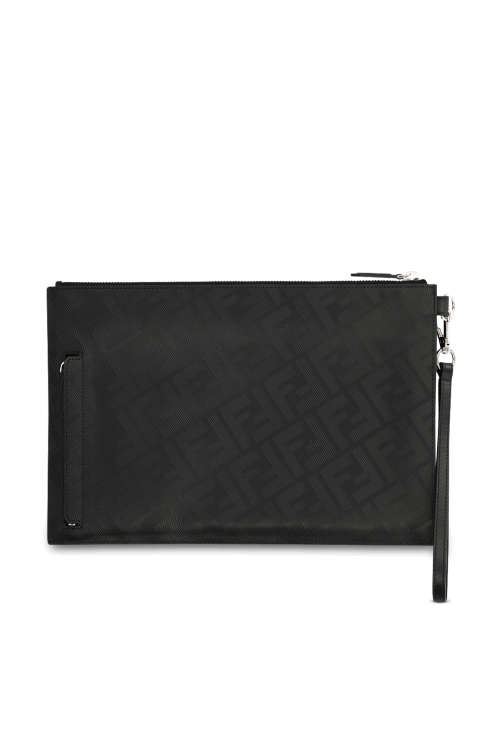 תמונה אחורית של תיק קלאץ` מונוגרמה