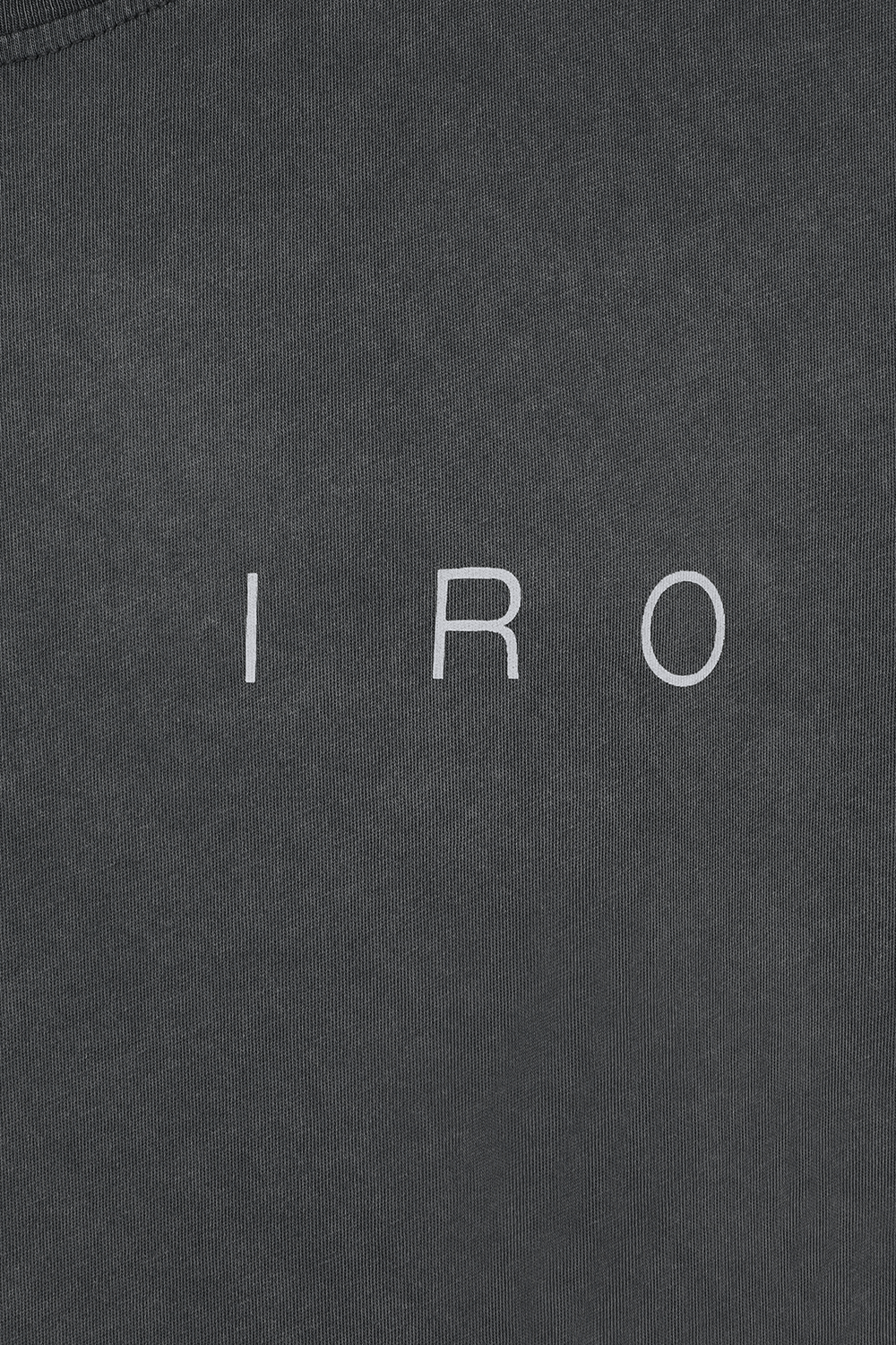 חולצת טי אפורה עם לוגו IRO