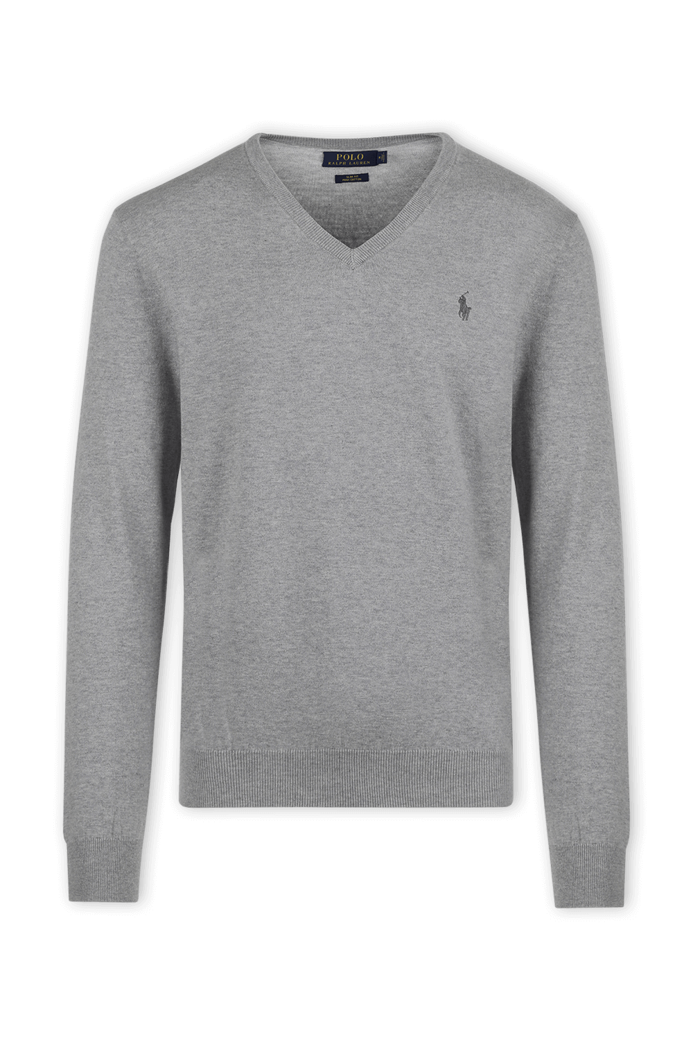 תמונה קידמית של Cotton Sweater in Grey