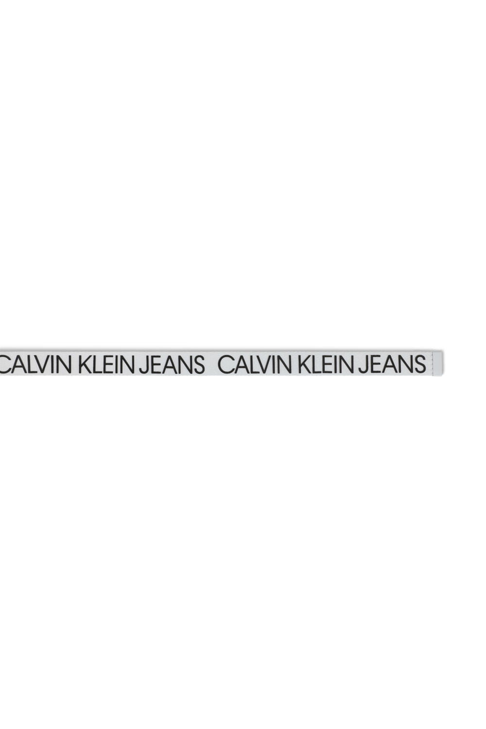 חגורת לוגו בלבן CALVIN KLEIN