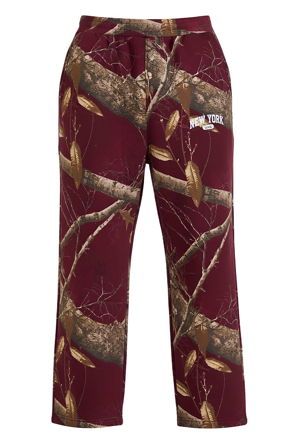 תמונה קידמית של מכנסי ג'וג רחבים