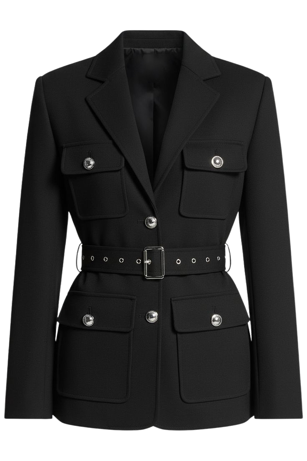 תמונה קידמית של בלייזר מחויט