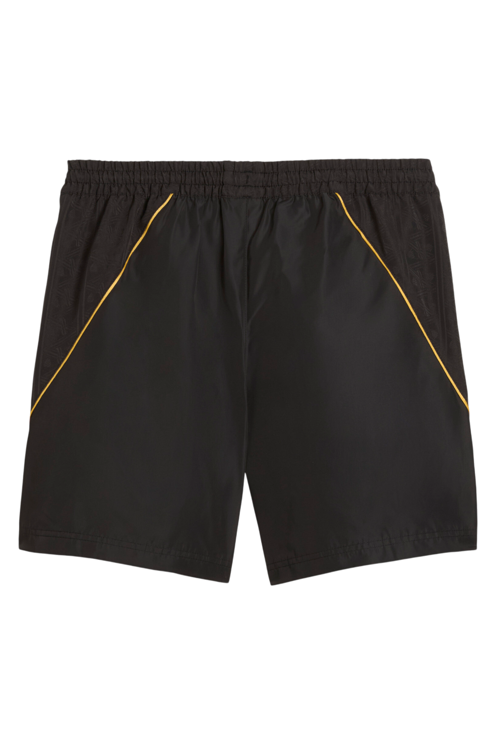 תמונה אחורית של מכנסי ג'וגר קצרים בגזרה משוחררת