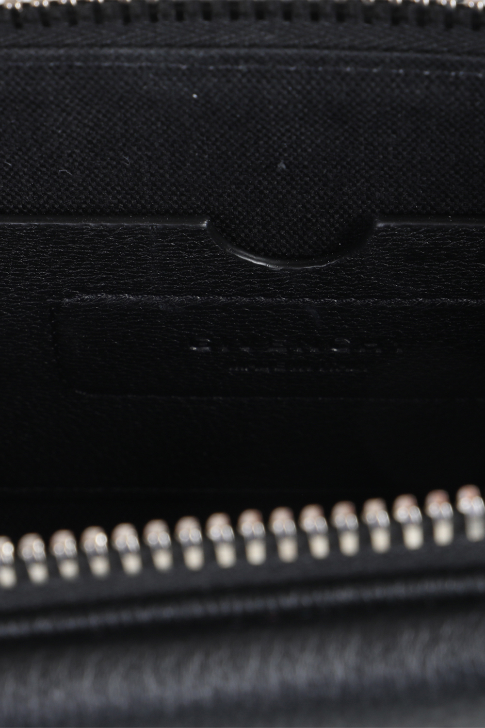 Nano Antigona Bag in Black Grained Leather