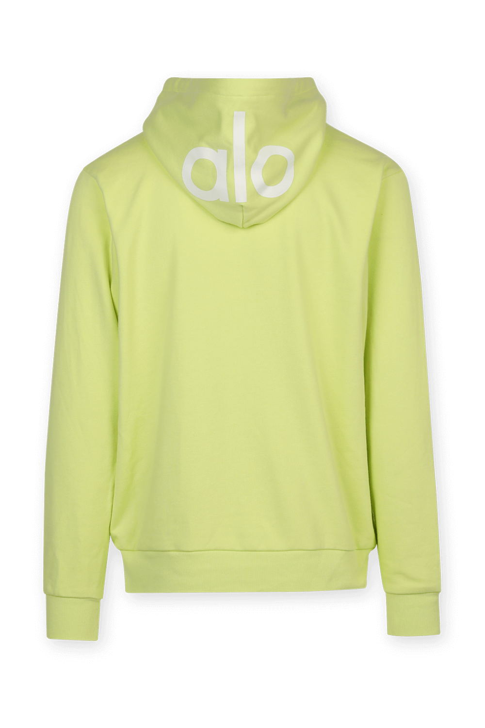 תמונה אחורית של סווטשירט קפוצ'ון עם לוגו