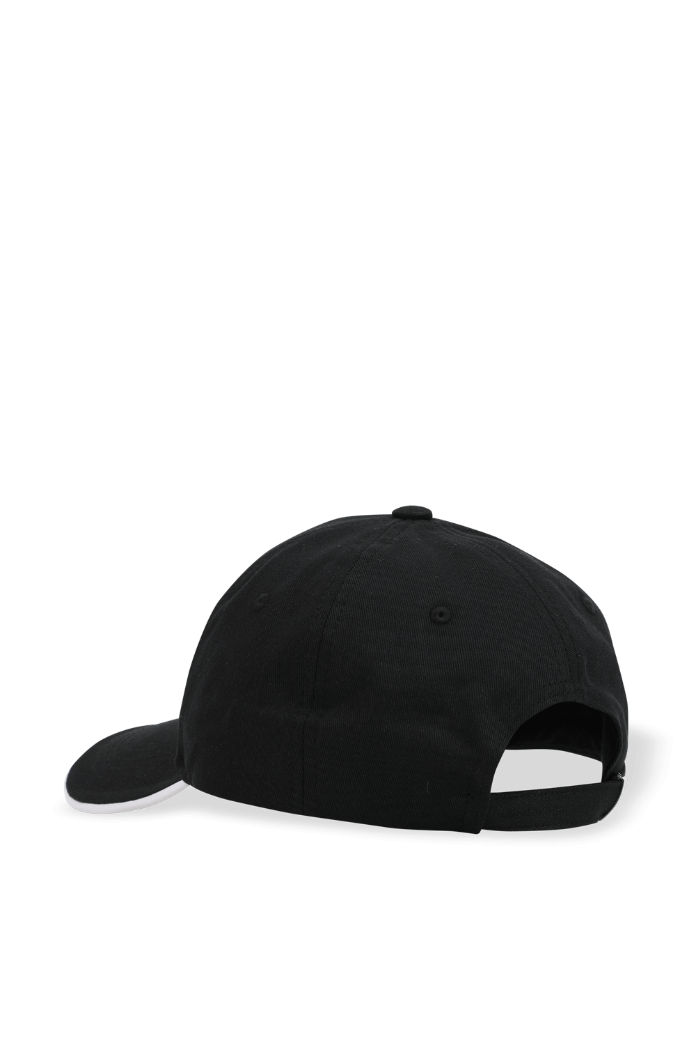 Logo Print Baseball Cap in Black BOSS