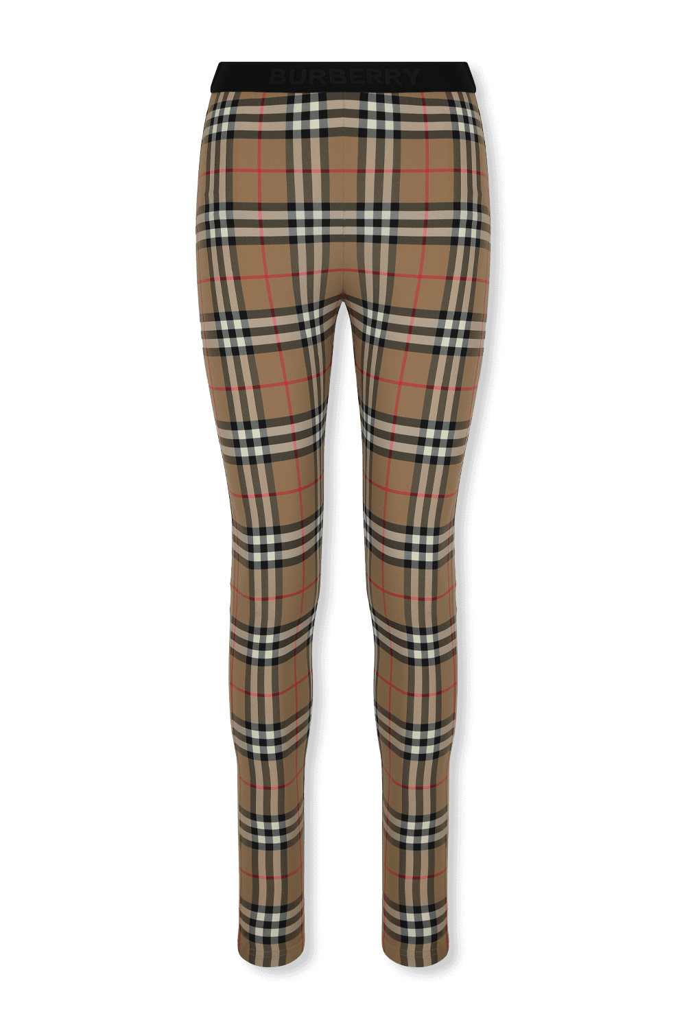 תמונה קידמית של Logo Detail Vintage Check Leggings