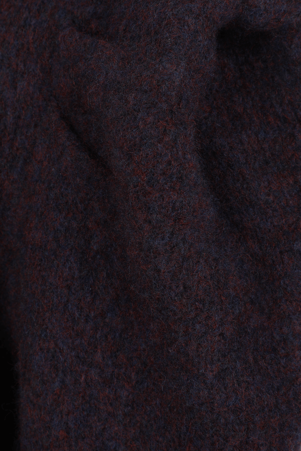 תמונה אחורית של Omahaya Structured Shoulder Sweather In Deep Purple