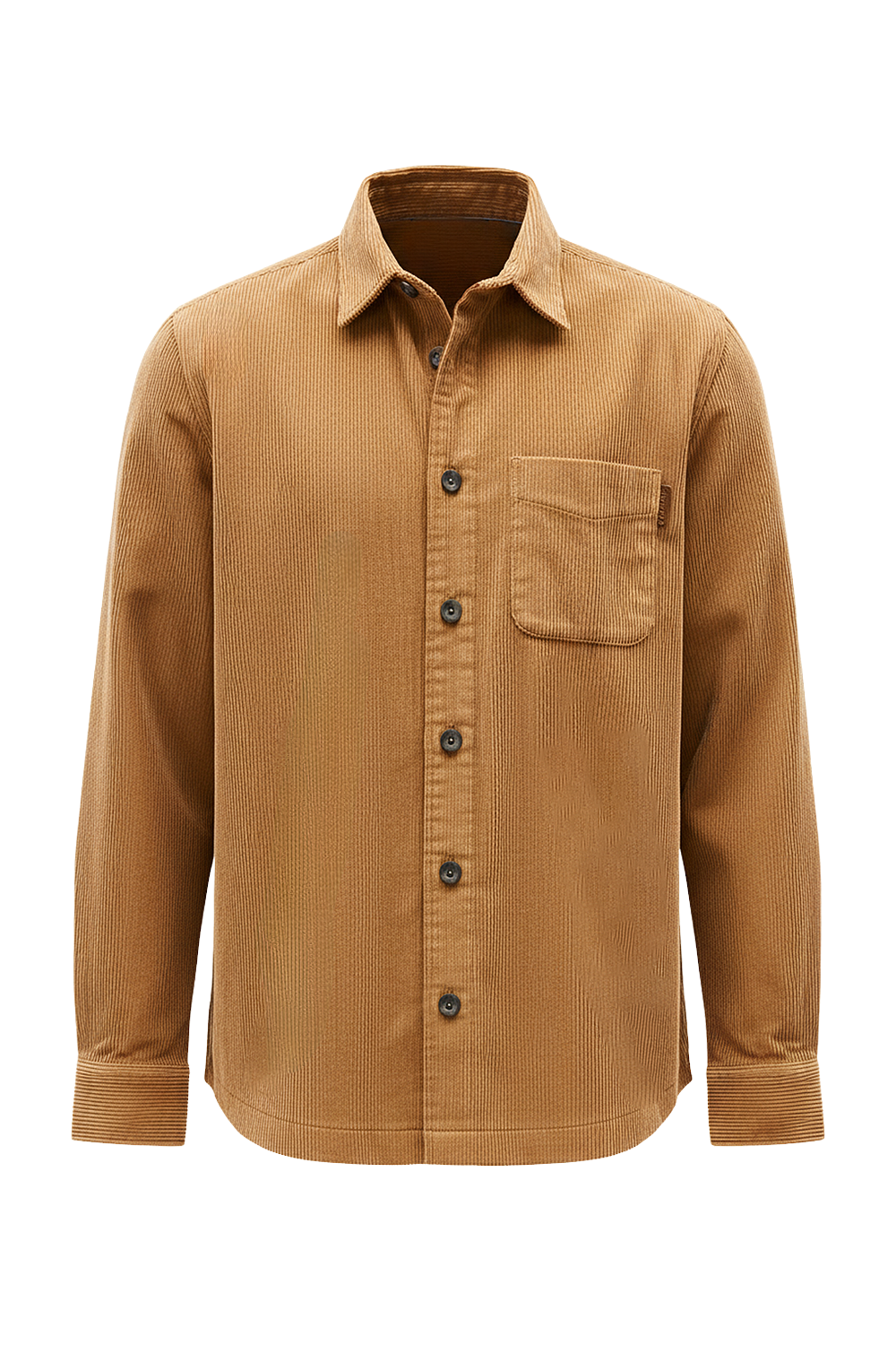 תמונה קידמית של חולצת קורדרוי מכופתרת