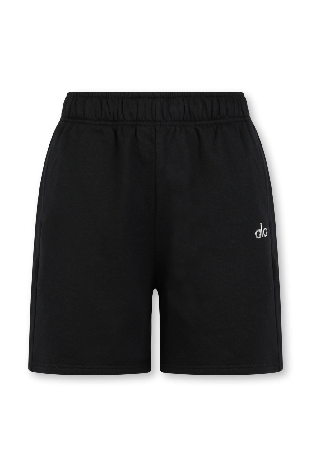 תמונה קידמית של מכנסיים קצרים בצבע שחור