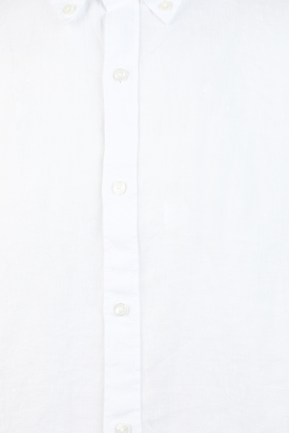 חולצה מכופתרת לבנה מפשתן MICHAEL KORS
