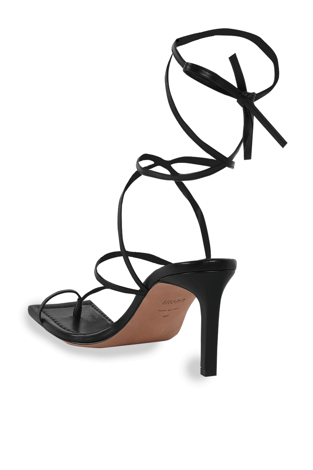 leather sandals ankle strap