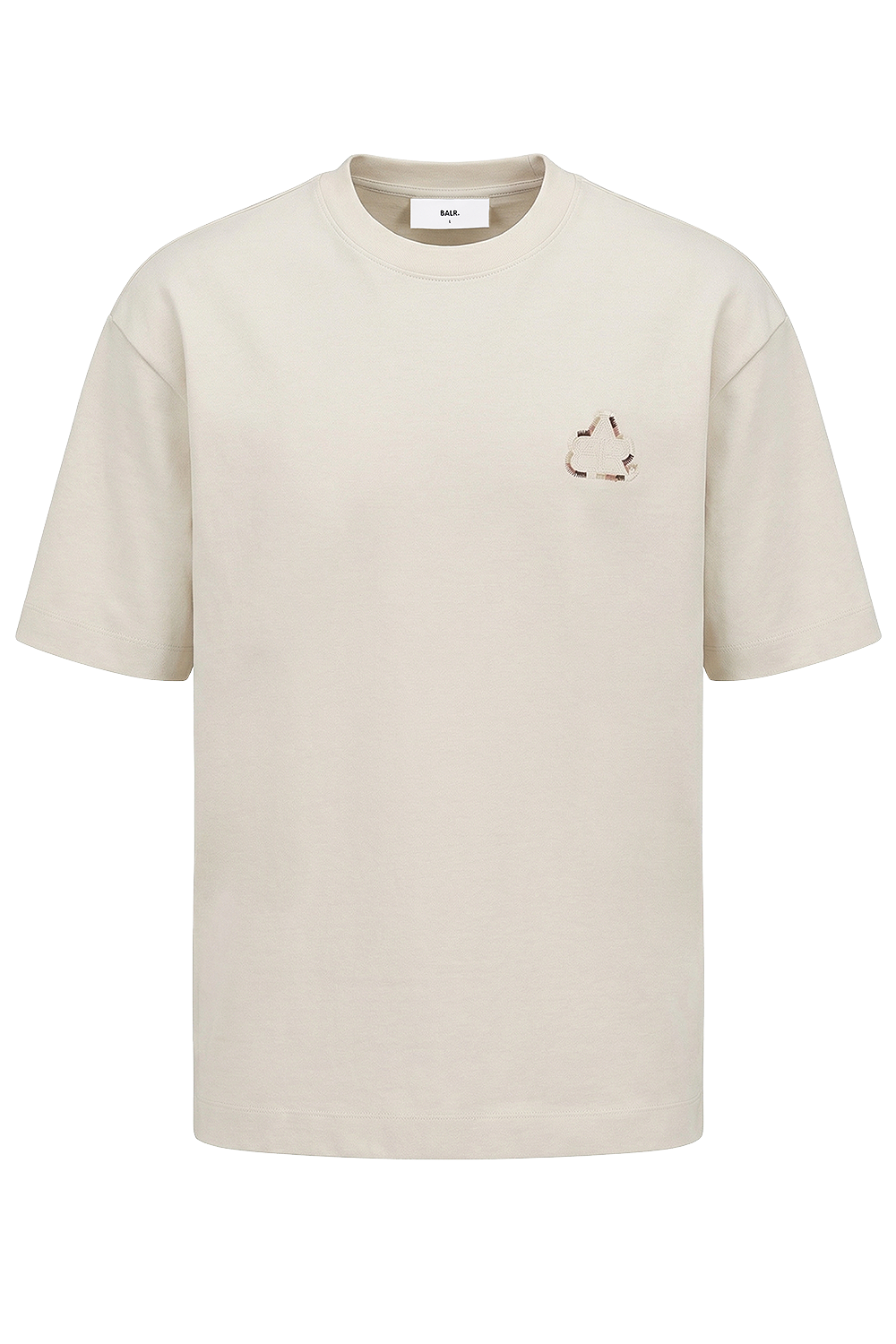 תמונה קידמית של חולצת טי אוברסייז