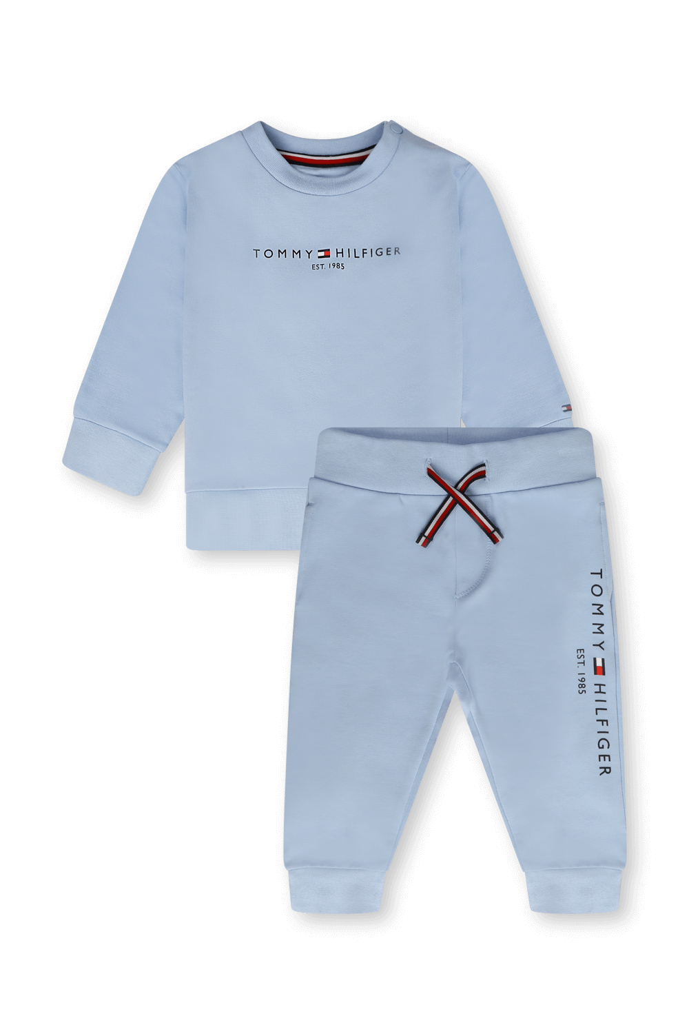 סט מכנסיים וסווטשירט עם הדפס לוגו - גילאי 6-24 חודשים TOMMY HILFIGER KIDS