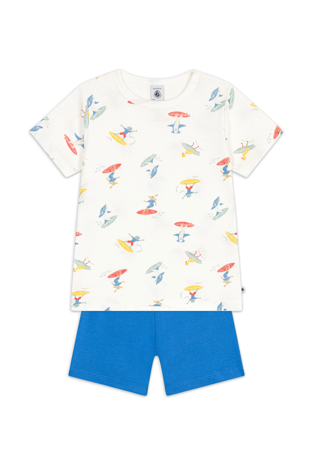 תמונה קידמית של סט פיג'מה מכנסיים וחולצה - גילאי 6-12 שנים