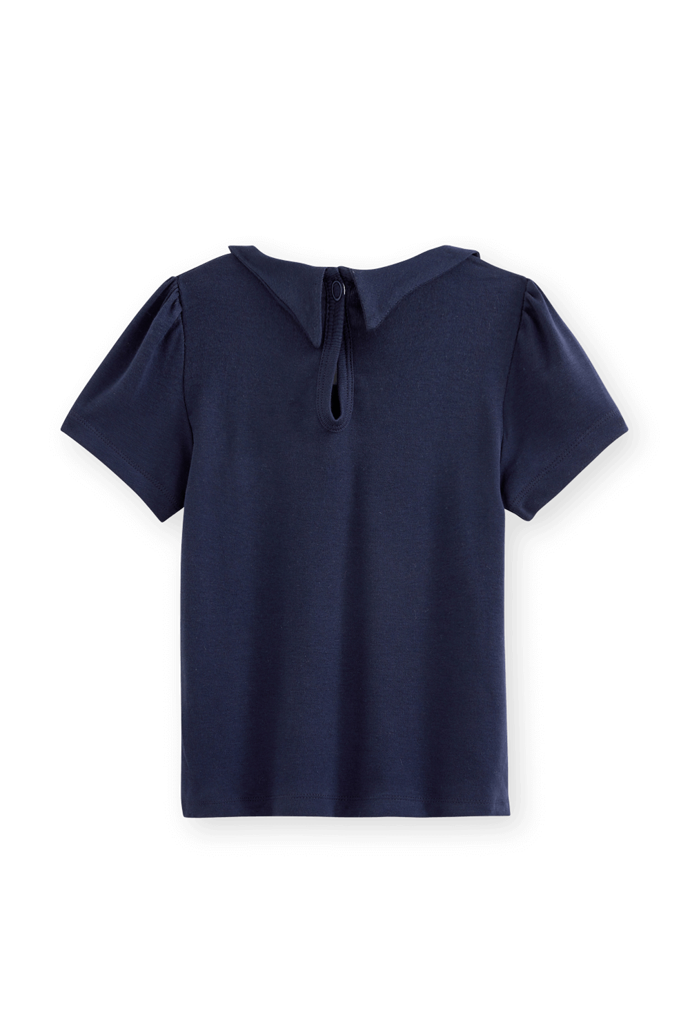 חולצת טי עם צווארון פיטר פן - גילאי 3-5 PETIT BATEAU