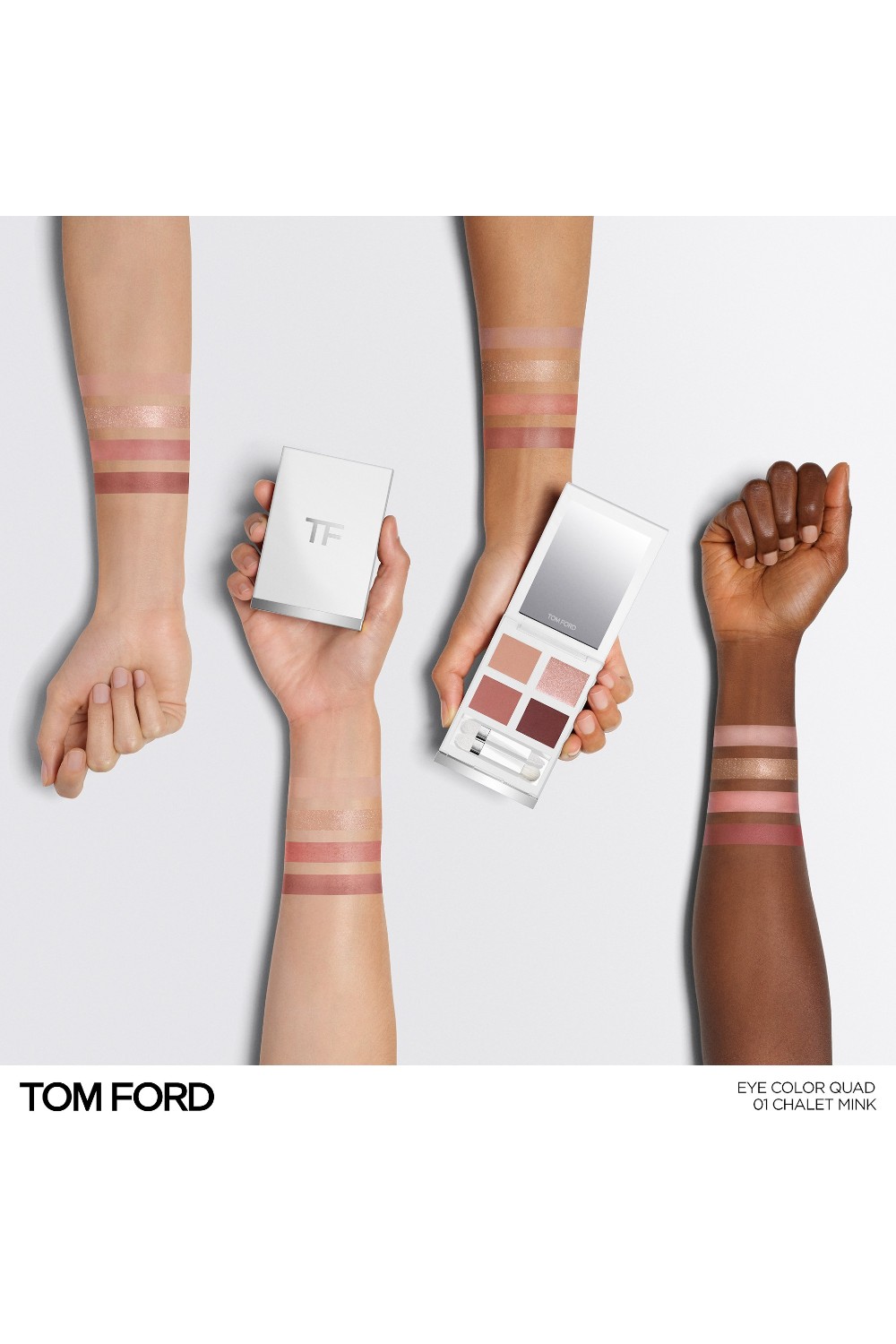 תמונת תקריב של Soleil Neige Eye Colour Quad 01 Chalet Mink