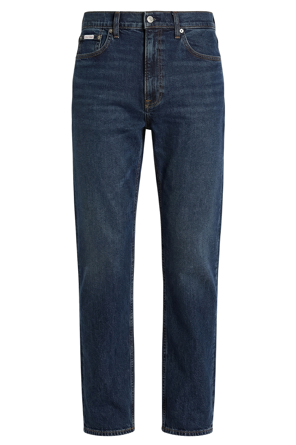 תמונה קידמית של מכנסי ג'ינס בגזרה ישרה