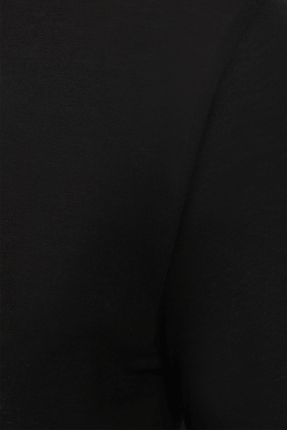 חולצת טי שחורה עם שרוולים ארוכים VINCE