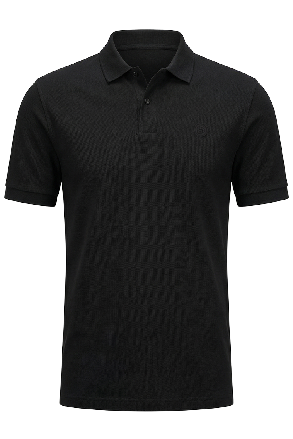 תמונה קידמית של חולצת פולו בגזרה ישרה