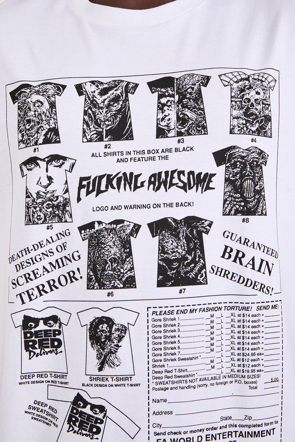 תמונת דוגמן אחורית של חולצת טי