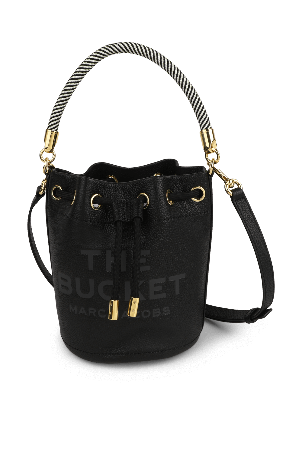 תמונה קידמית של תיק באקט מעור מגורען