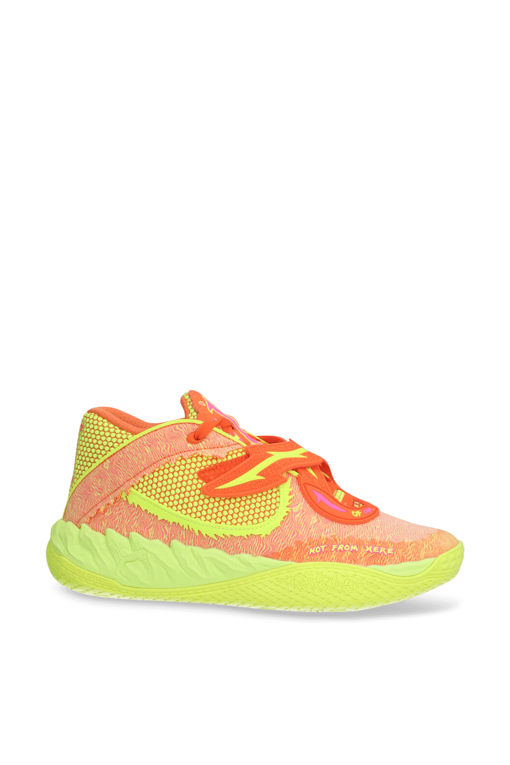 תמונה קידמית של פומה X מלו נעלי כדורסל MB.05 ריק אנד מורטי