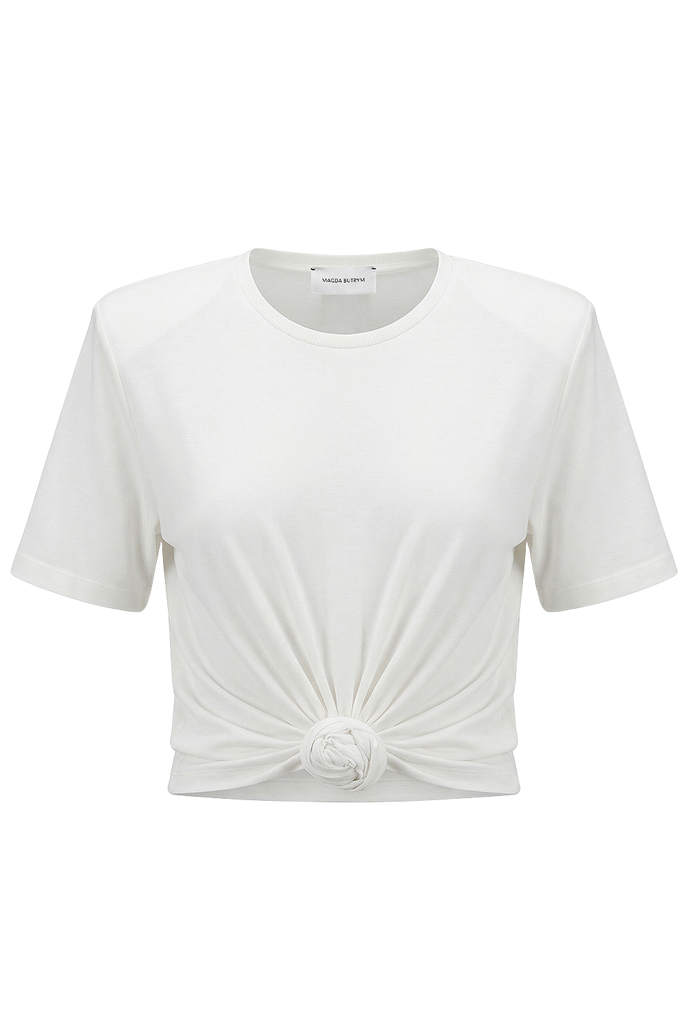 תמונה קידמית של חולצת טי פרח