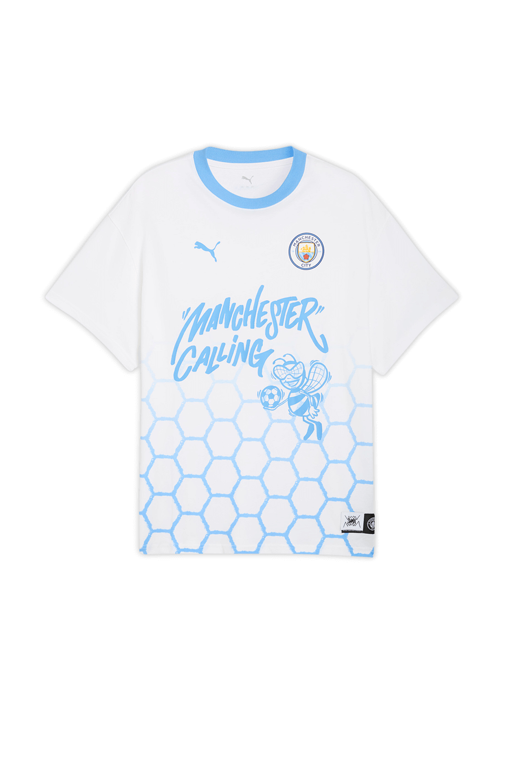 תמונה קידמית של חולצת כדורסל כדורסל פומה הוופס × מנצ’סטר סיטי