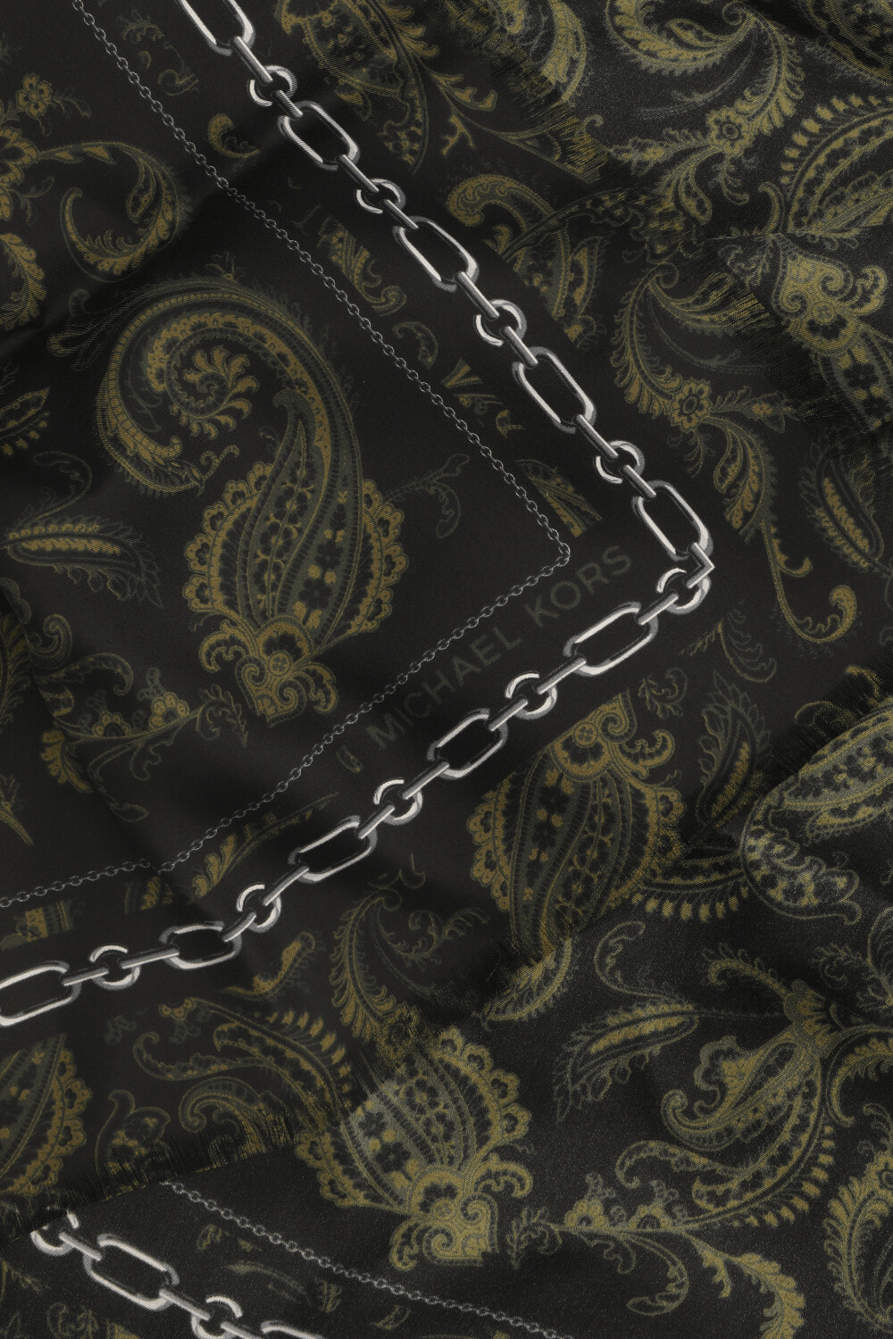 תמונה אחורית של צעיף משי פייזלי