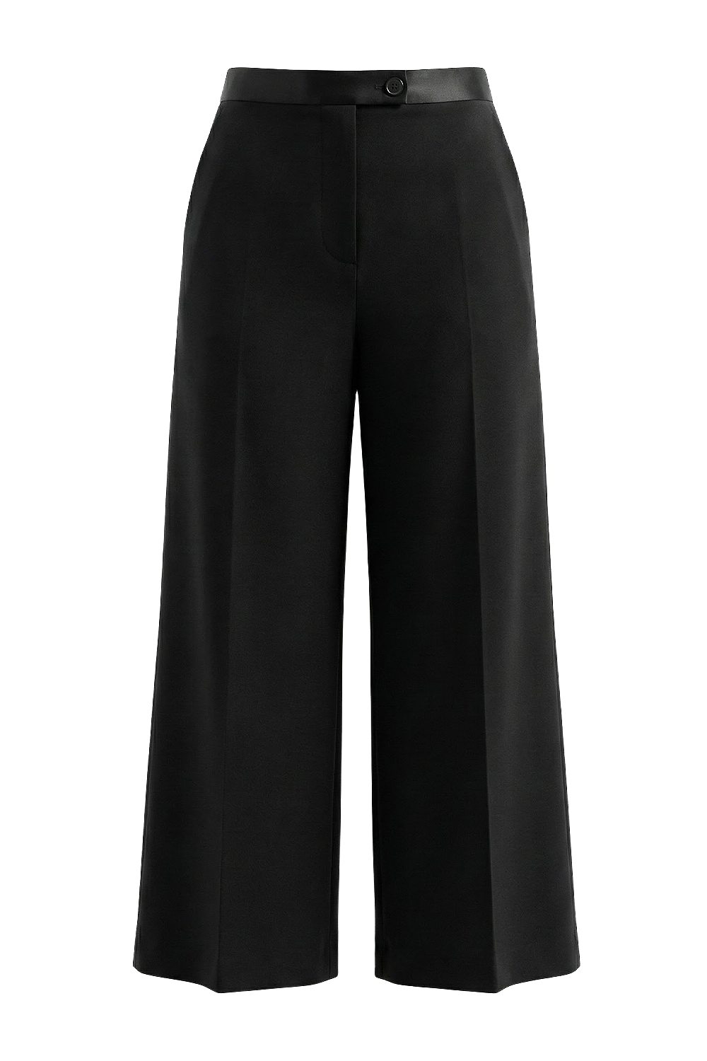 תמונה אחורית של מכנסיים מחויטים בגזרה נמוכה