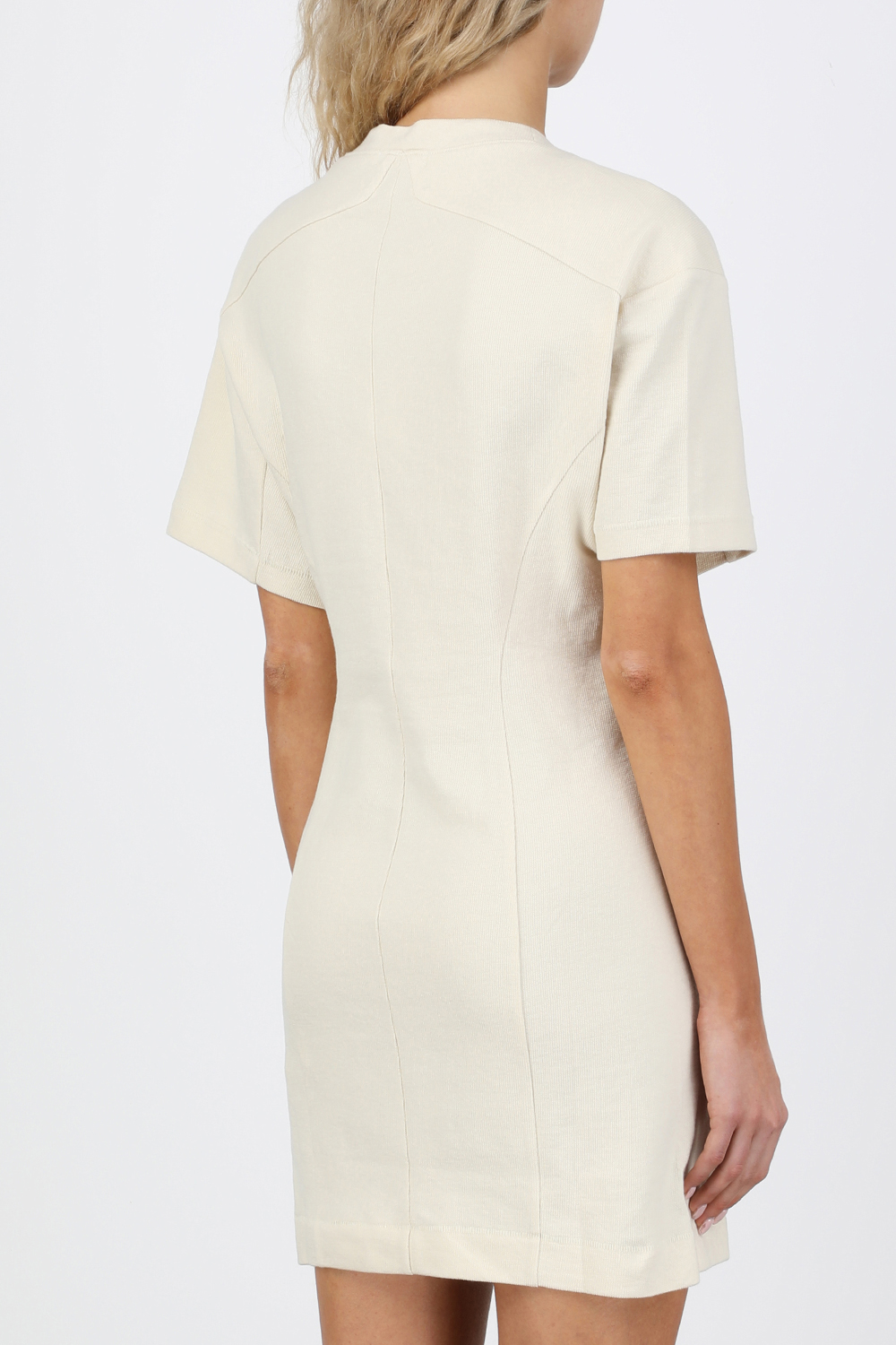 תמונת דוגמן אחורית של Lilith Mini Dress in Ivory