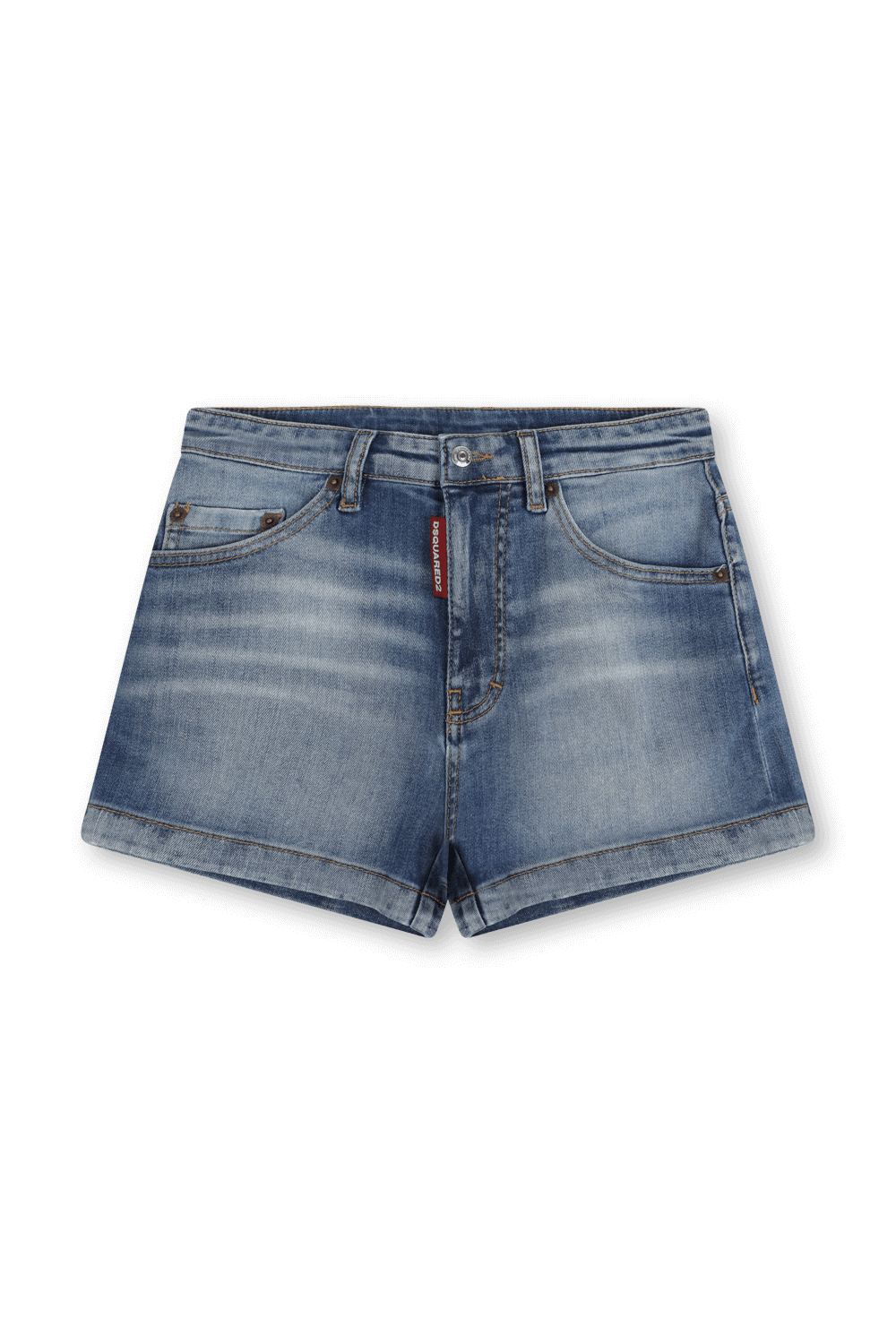 מכנסי ג'ינס קצרים - גילאי 6-12 DSQUARED2 KIDS