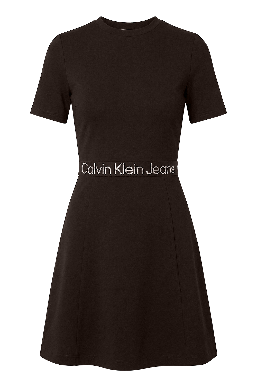 תמונה קידמית של שמלת מיני בגזרה מתרחבת