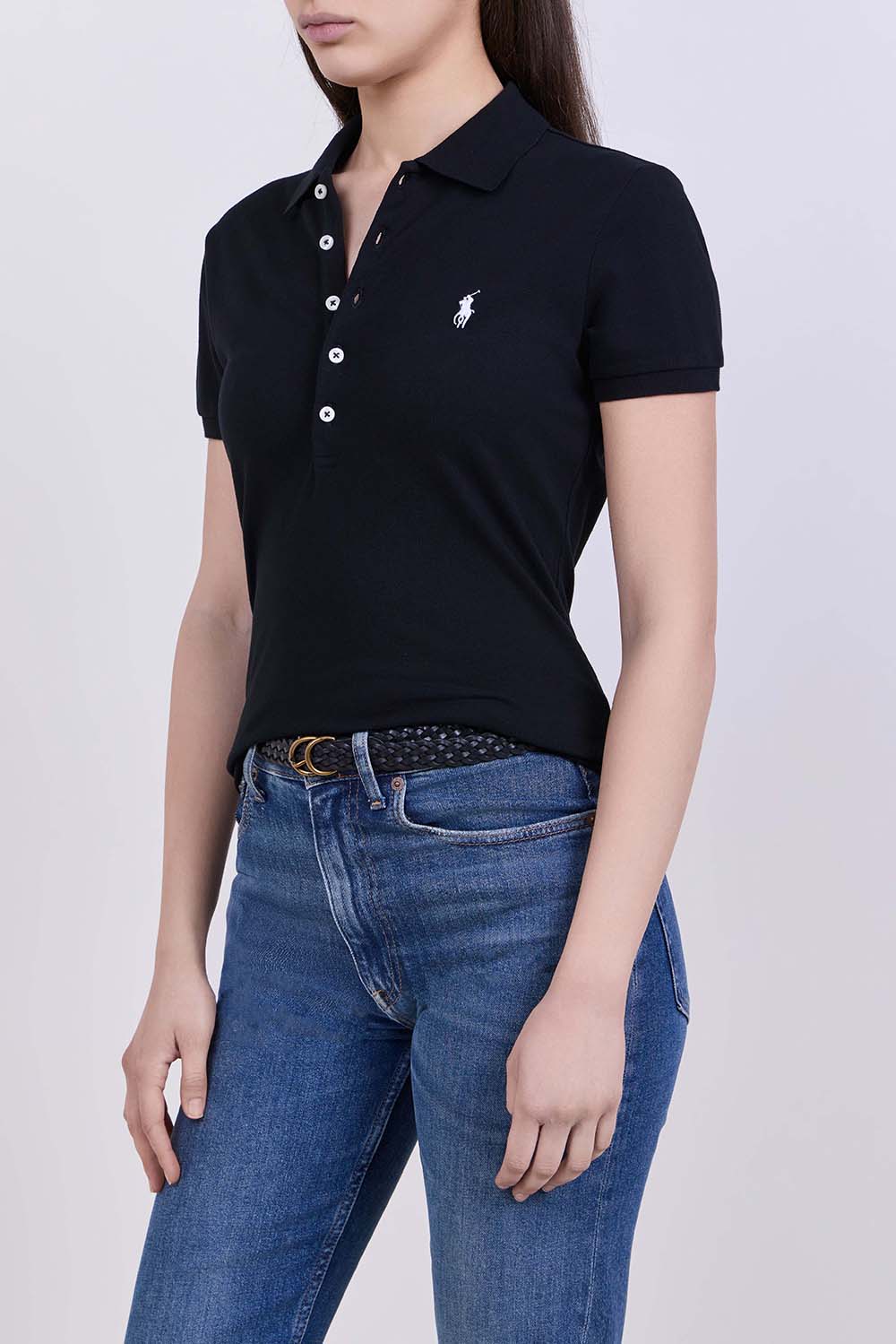 תמונת דוגמן קידמית של חולצת פולו