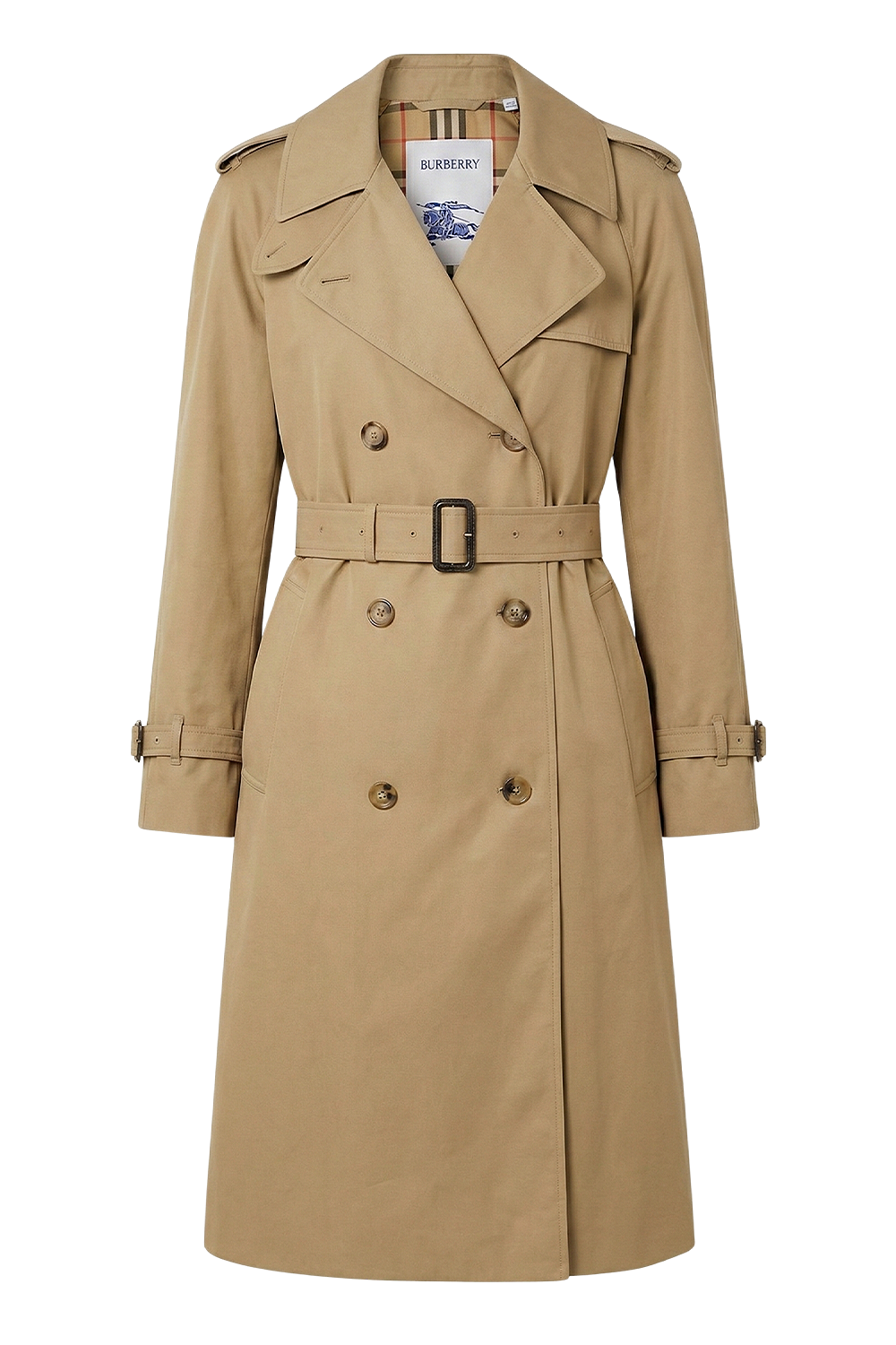 תמונה קידמית של מעיל טרנץ'