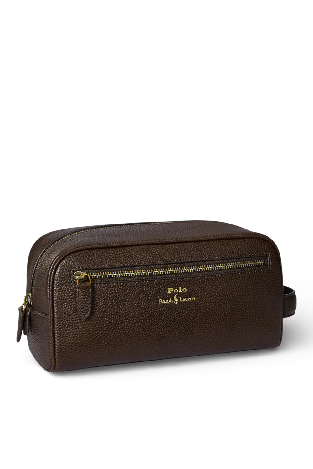 תמונה קידמית של תיק רחצה מעור