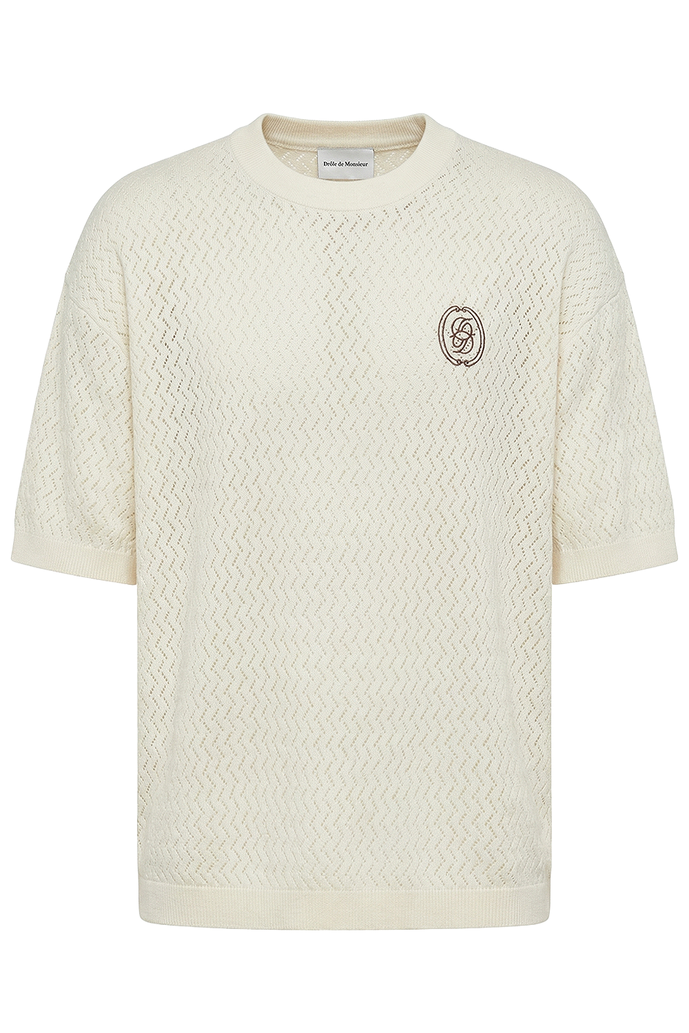 תמונה קידמית של חולצת טי בגזרה משוחררת