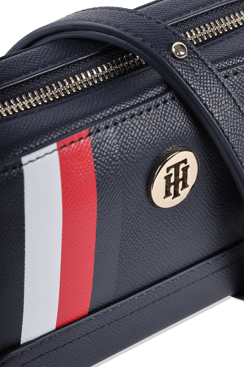 תמונת תקריב של Logo Camera Bag in Dark Blue