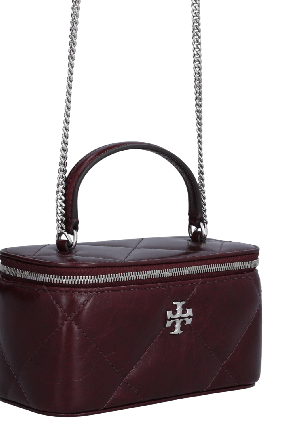 תמונת תקריב של תיק קירה דיימונד קווילט