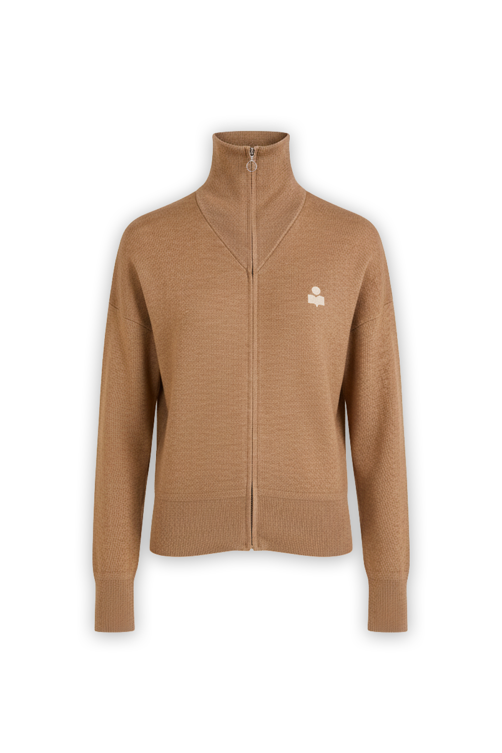 תמונה קידמית של סריג כותנה וצמר