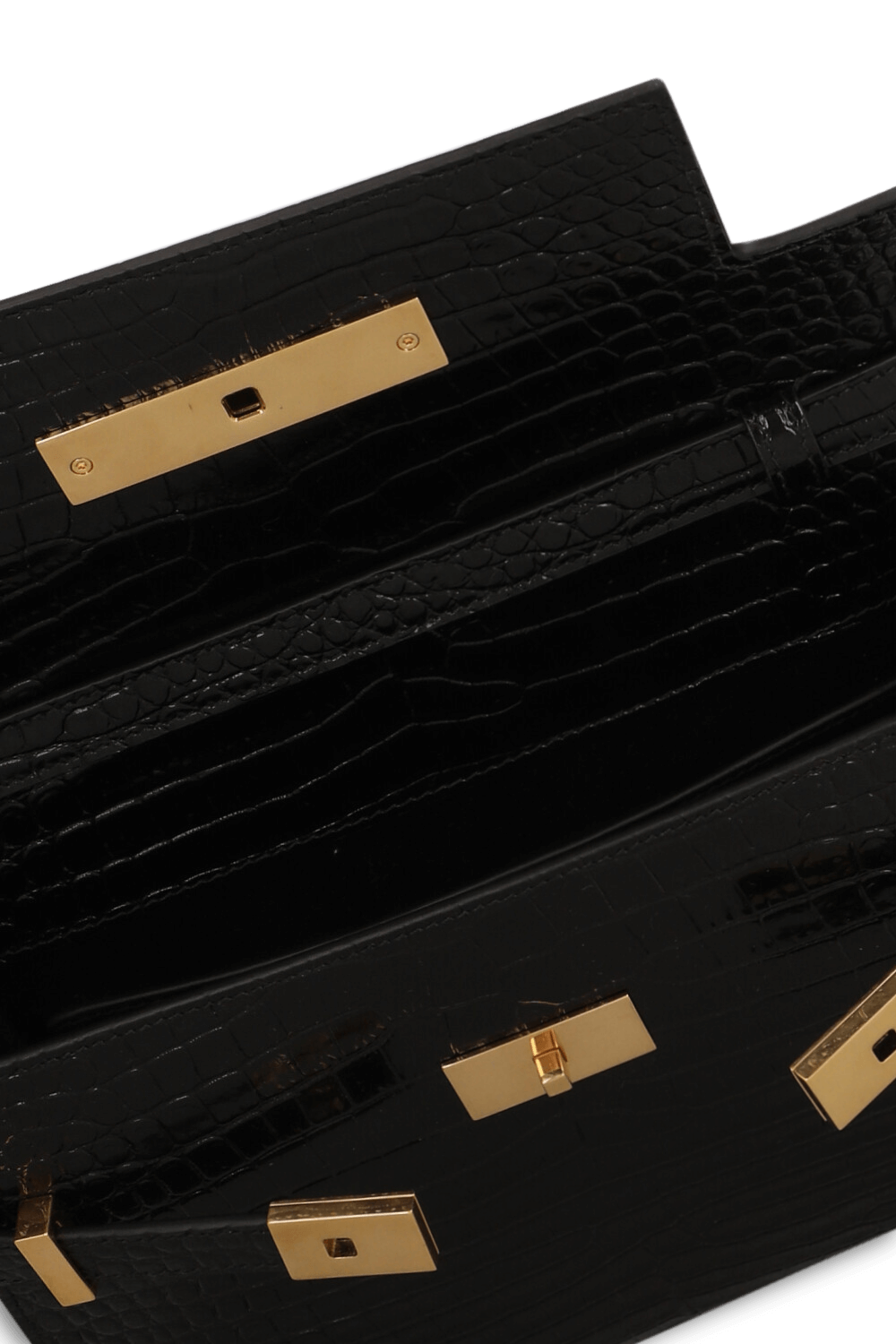 תמונת פנים של תיק מנהטן קרוקו סמול