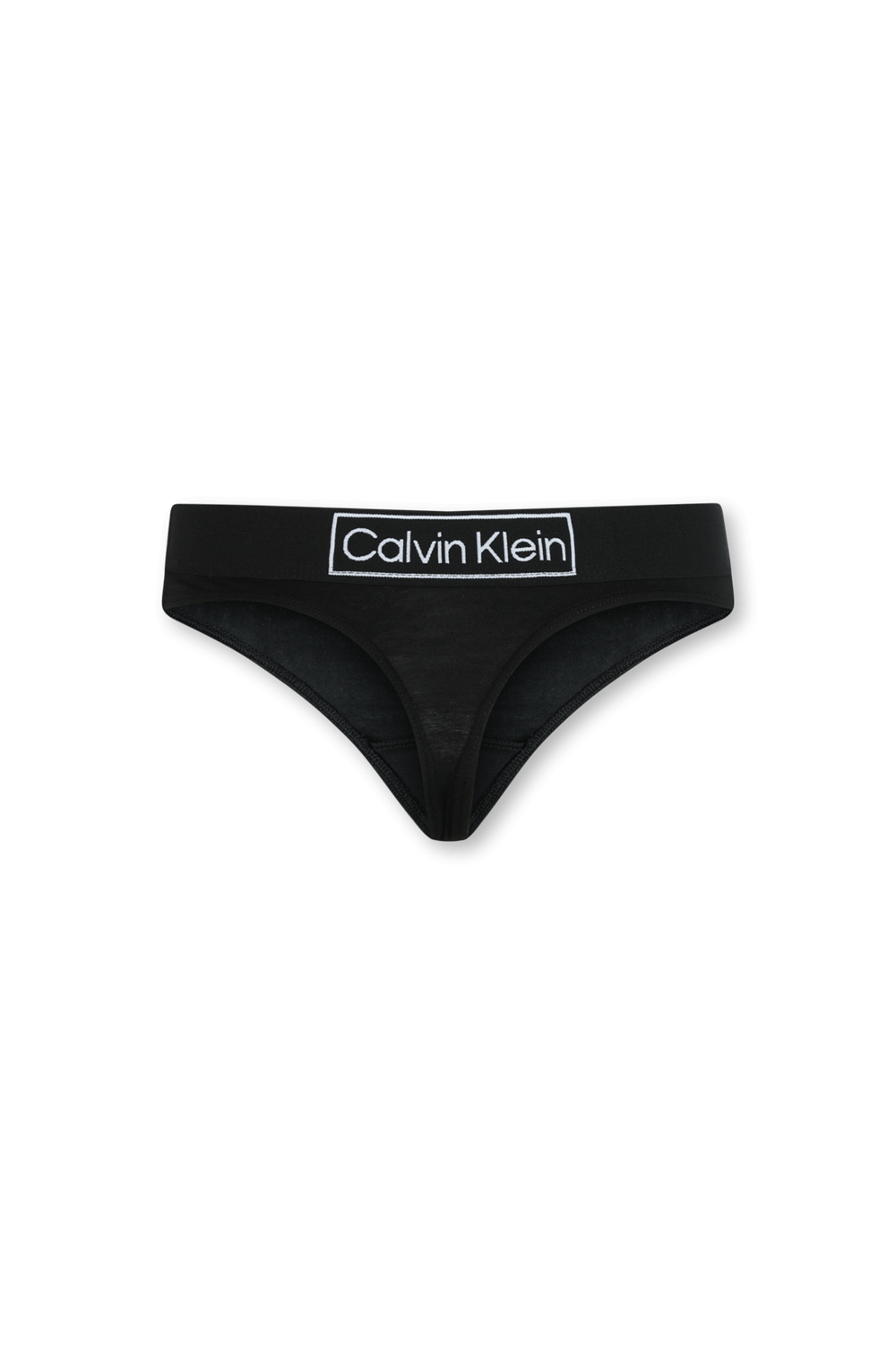 תחתונים חוטיני שחורים עם לוגו עדכני CALVIN KLEIN