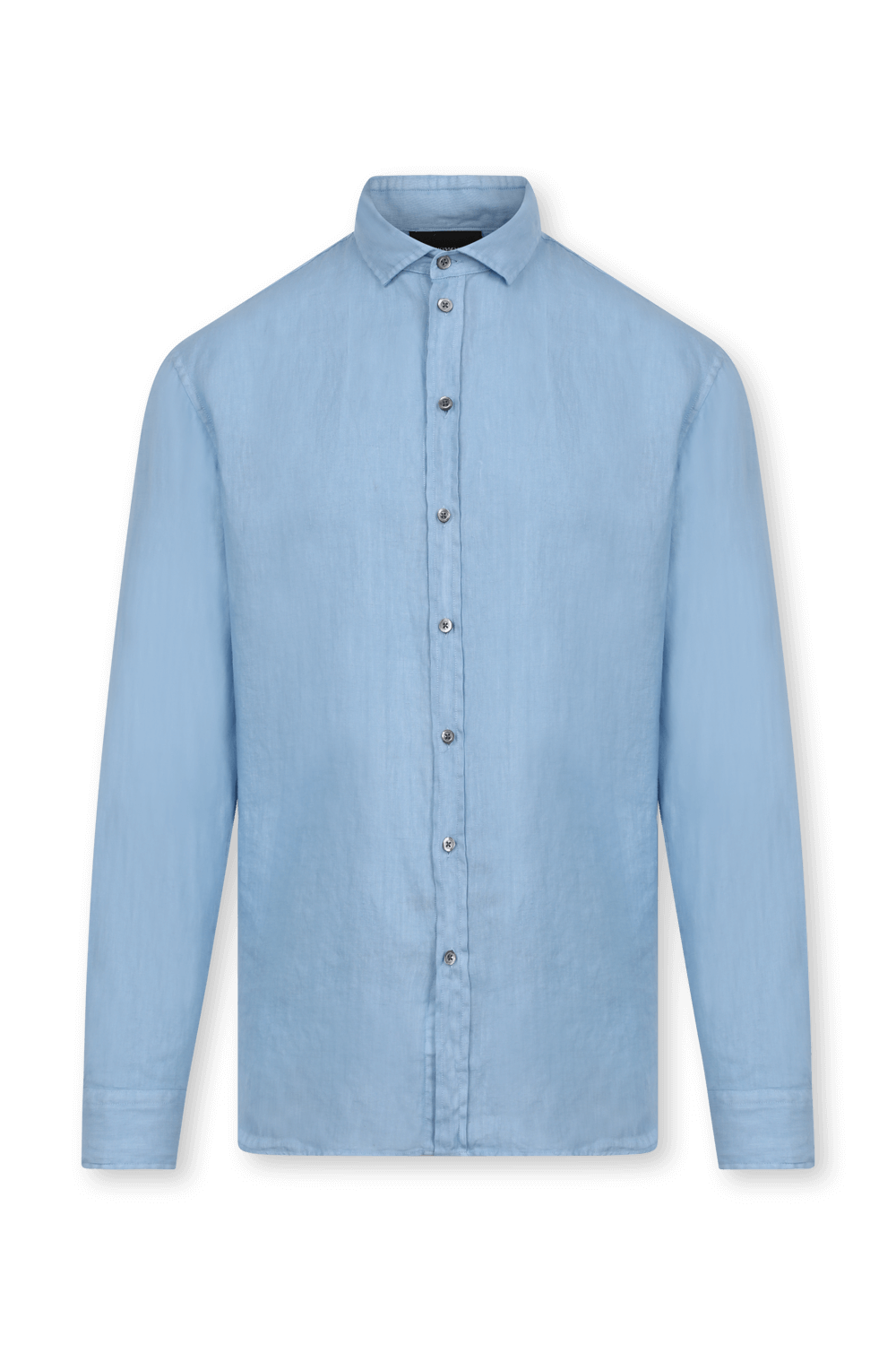 תמונה קידמית של חולצת פשתן מכופתרת