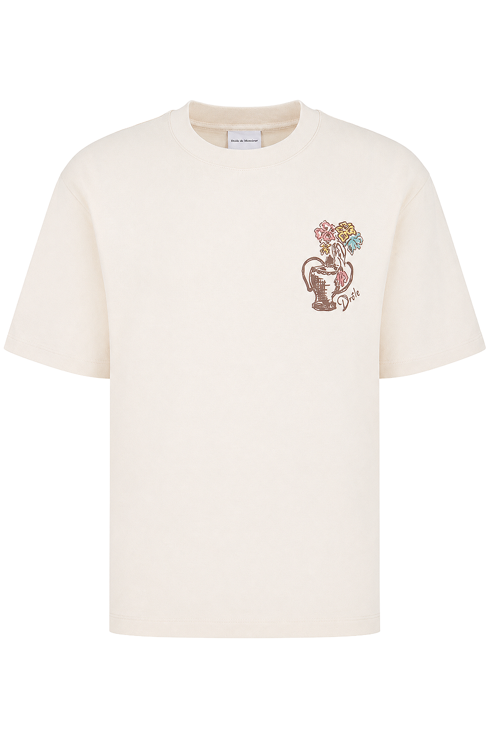 תמונה קידמית של חולצת טי בגזרה ישרה