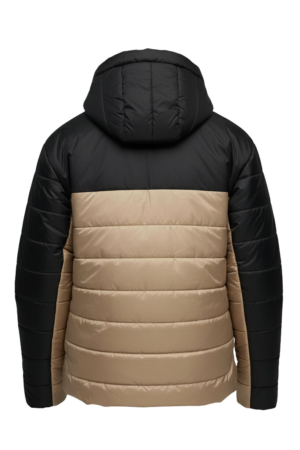 תמונה אחורית של מעיל פוך