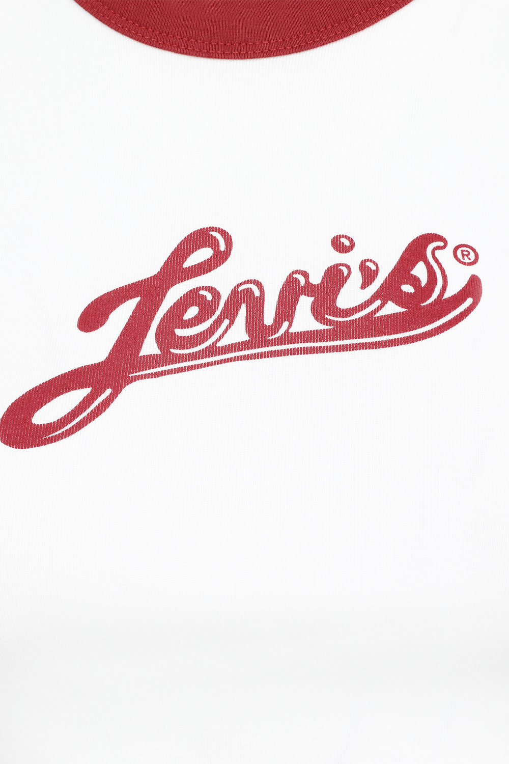 תמונה אחורית של חולצת קרופ טי עם הדפס